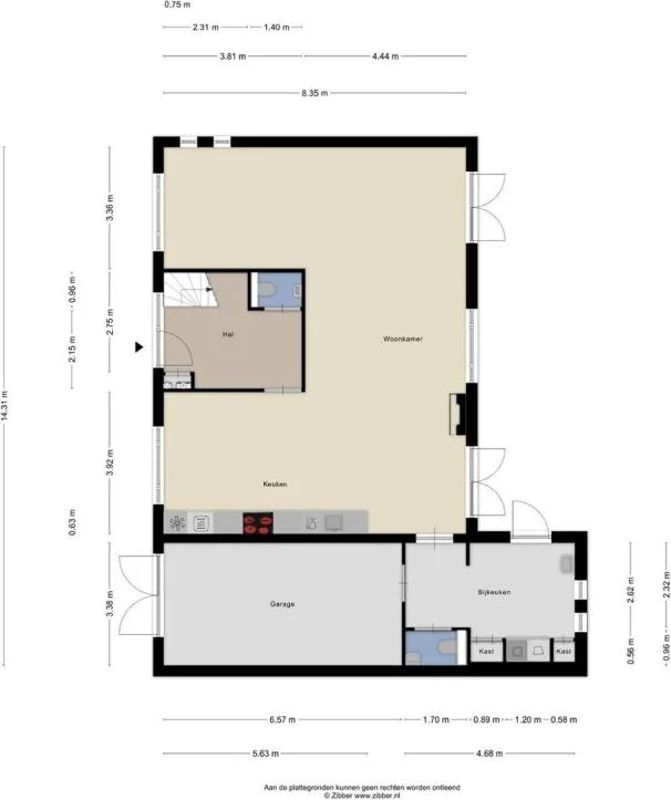 Foto van de Appartement gelegen aan de Evertshoeve in Veghel