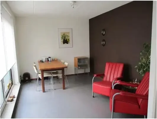 geblurde versie van de foto als achtergrond