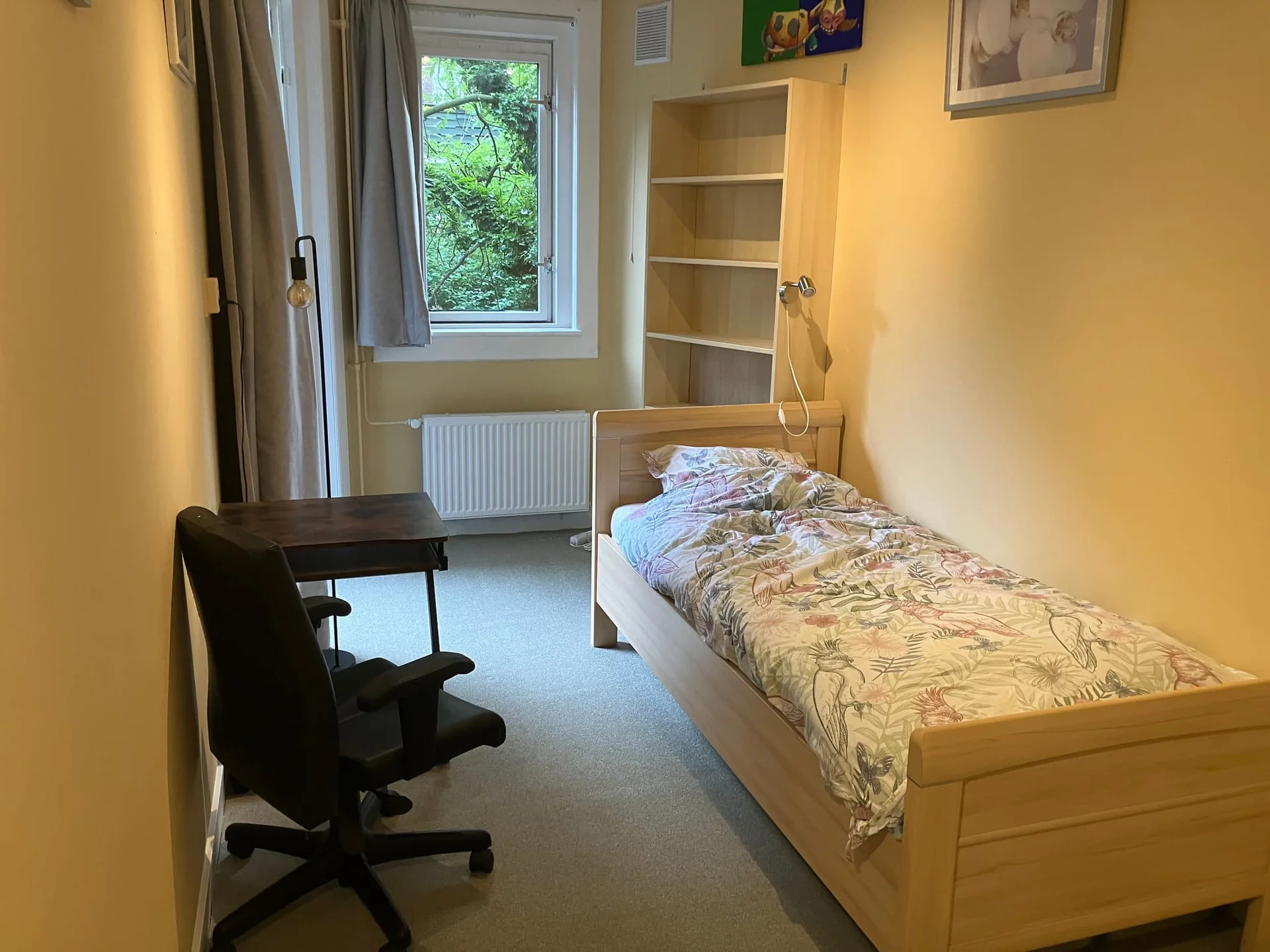 Foto van de Kamer gelegen aan de Mesdagstraat in Amsterdam
