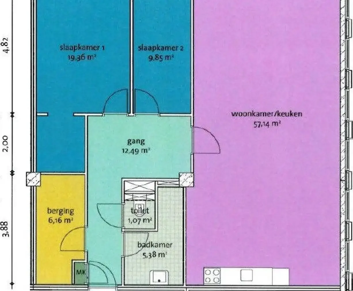 Foto van de Appartement gelegen aan de Bouwerij in Amstelveen