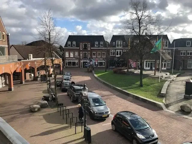 geblurde versie van de foto als achtergrond