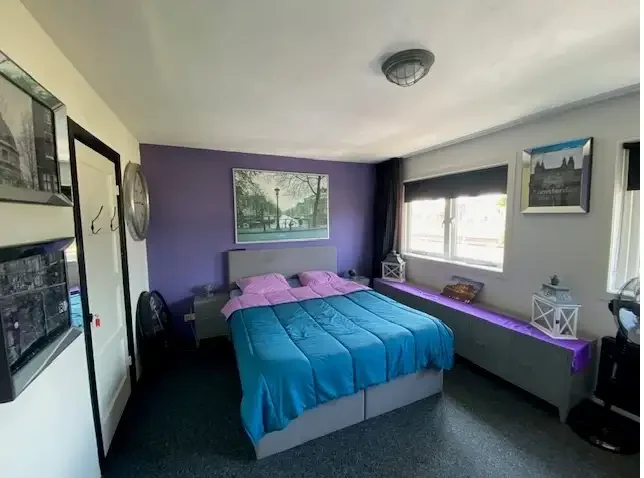 geblurde versie van de foto als achtergrond