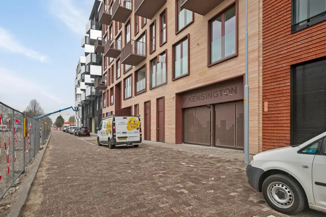 geblurde versie van de foto als achtergrond