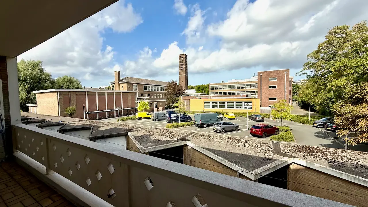 geblurde versie van de foto als achtergrond