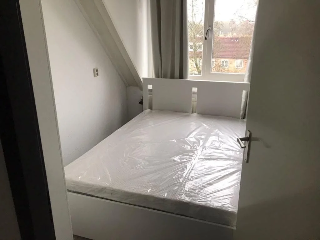 geblurde versie van de foto als achtergrond