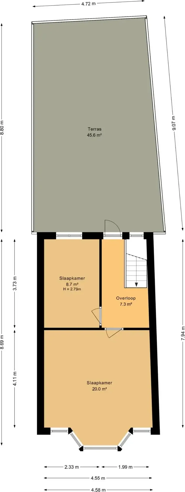 Foto van de Appartement gelegen aan de Akerkhof in Groningen