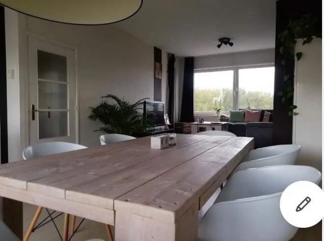 geblurde versie van de foto als achtergrond