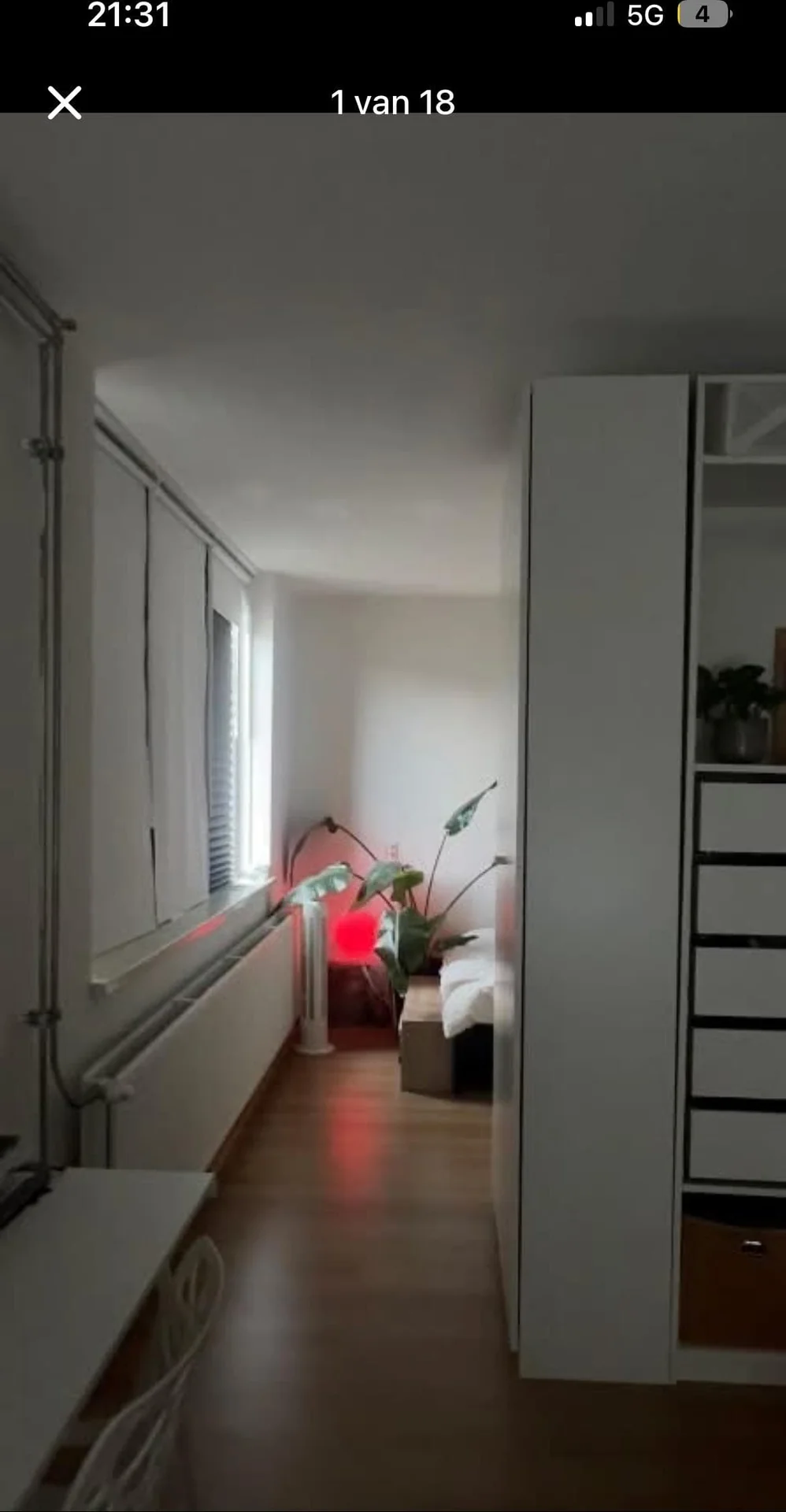 Foto van de Kamer gelegen aan de Halmaheirastraat in Amsterdam