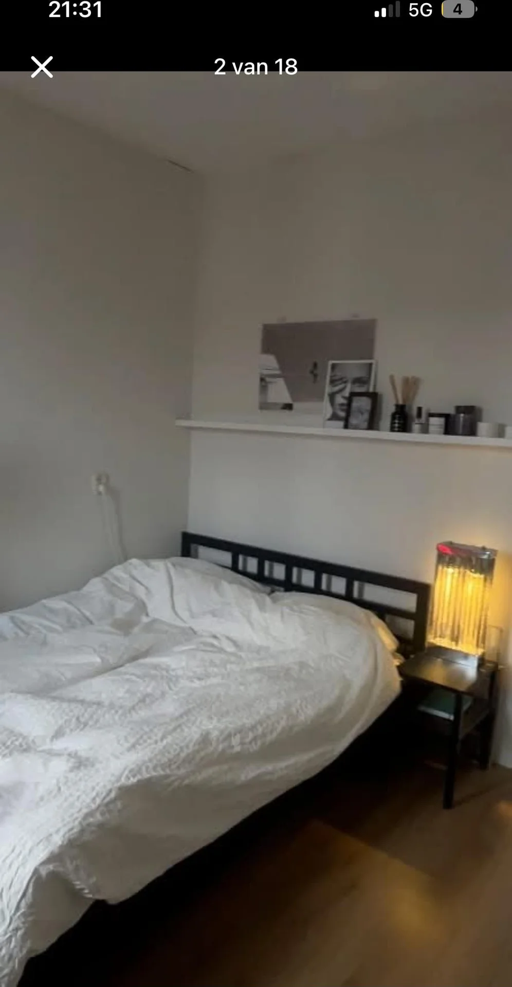 Foto van de Kamer gelegen aan de Halmaheirastraat in Amsterdam