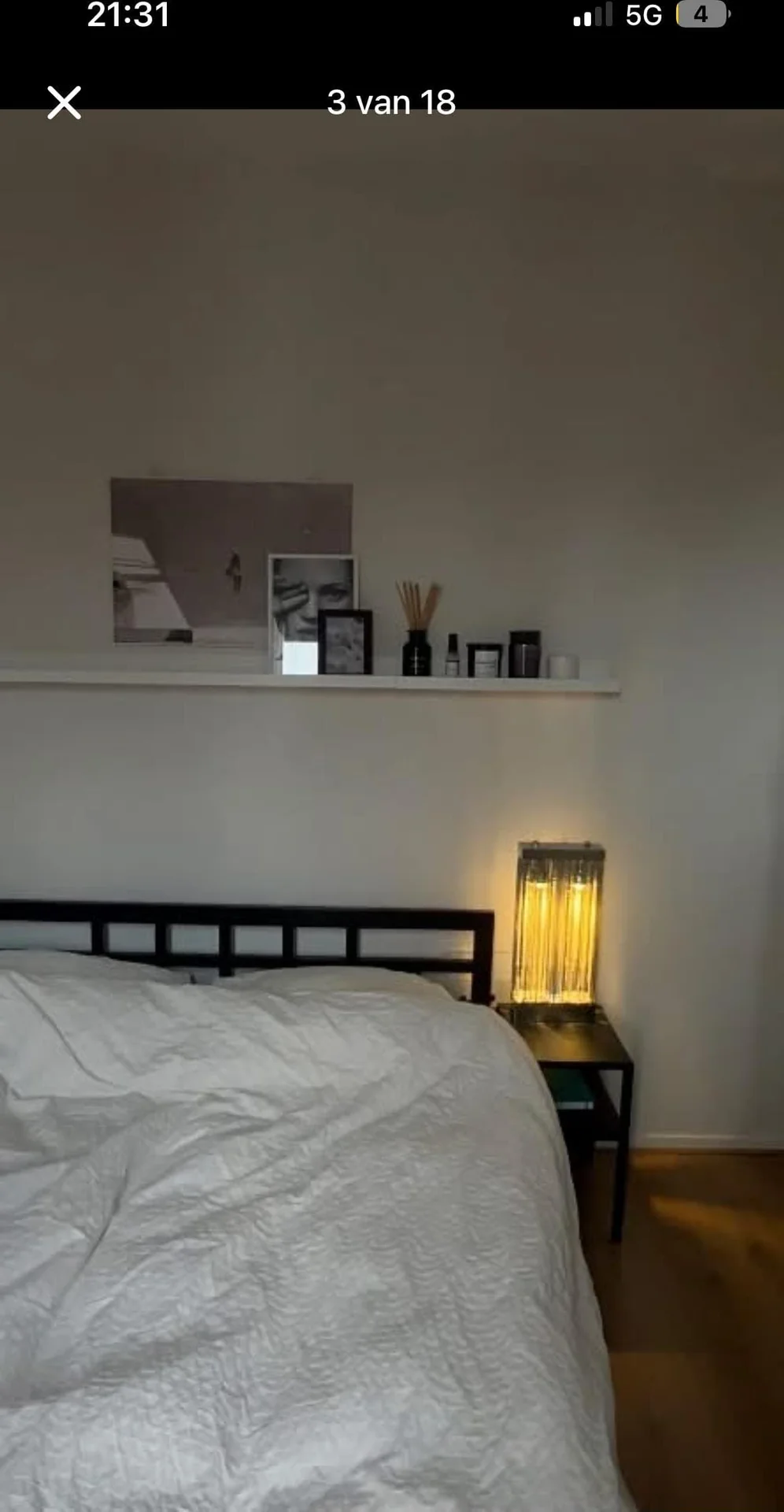 Foto van de Kamer gelegen aan de Halmaheirastraat in Amsterdam
