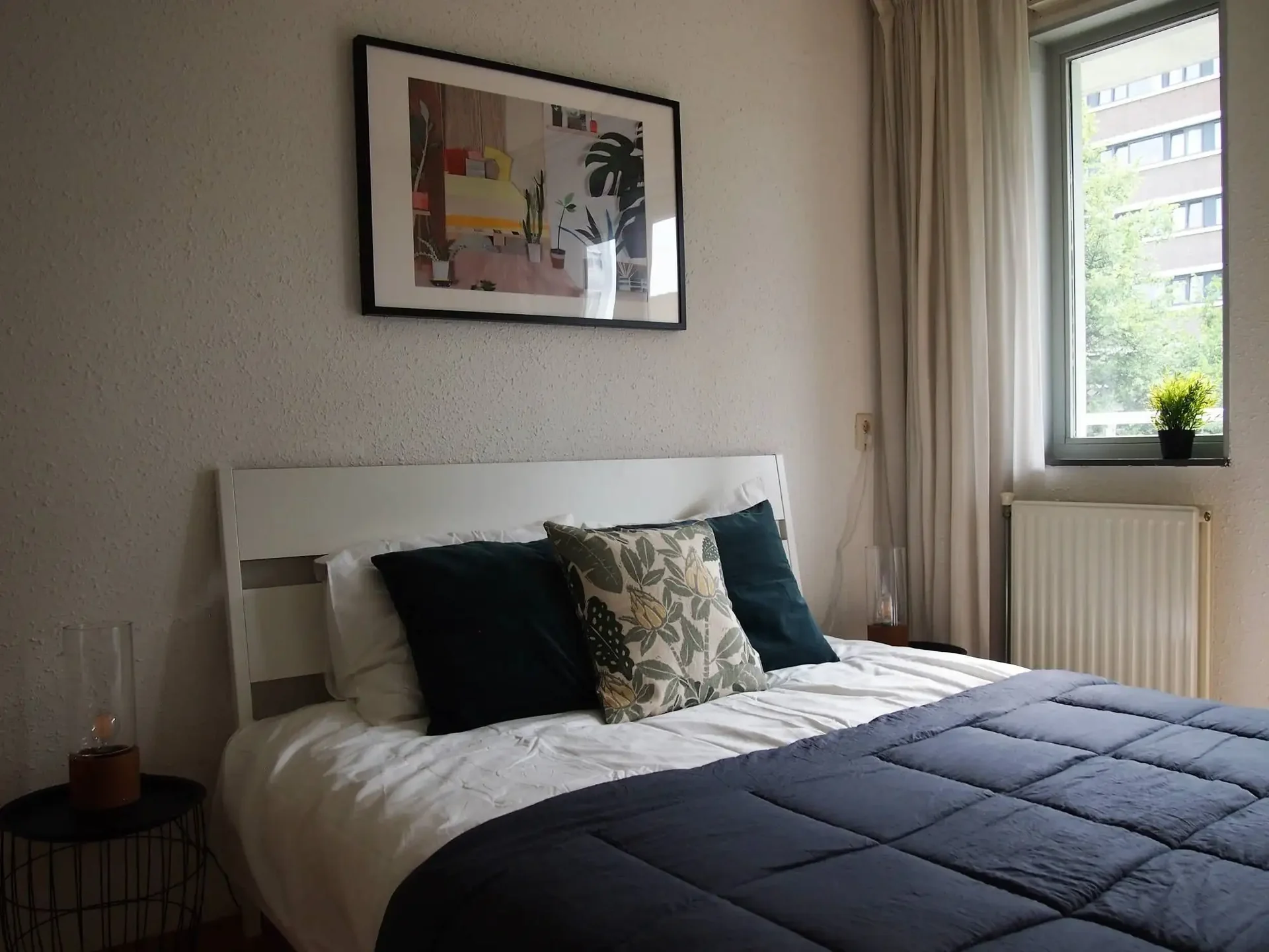 geblurde versie van de foto als achtergrond