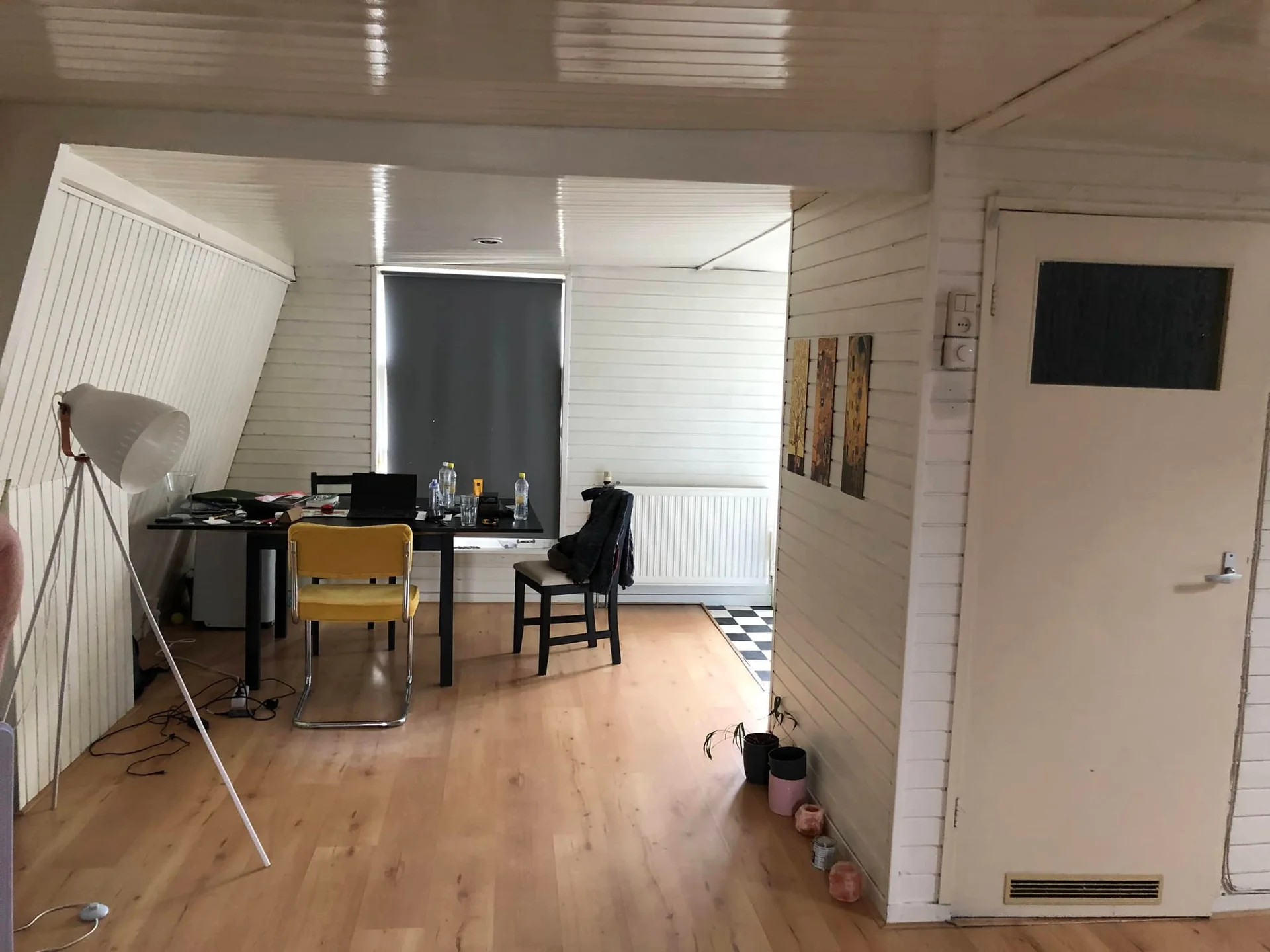 geblurde versie van de foto als achtergrond