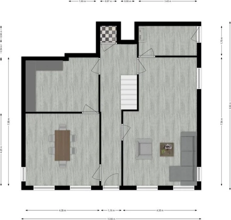 Foto van de Appartement gelegen aan de Binnendams in Hardinxveld-Giessendam