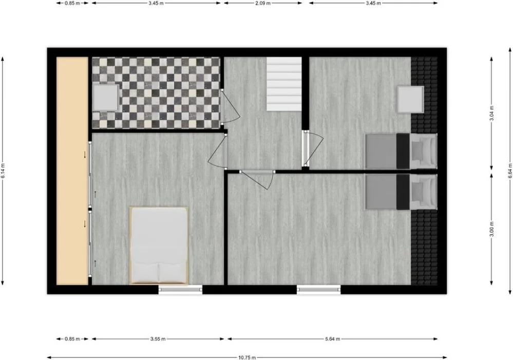 Foto van de Appartement gelegen aan de Binnendams in Hardinxveld-Giessendam