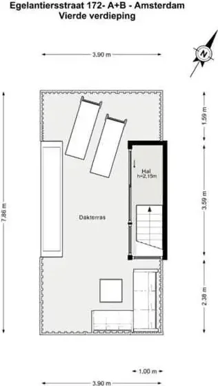 Foto van de Appartement gelegen aan de Egelantiersstraat in Amsterdam