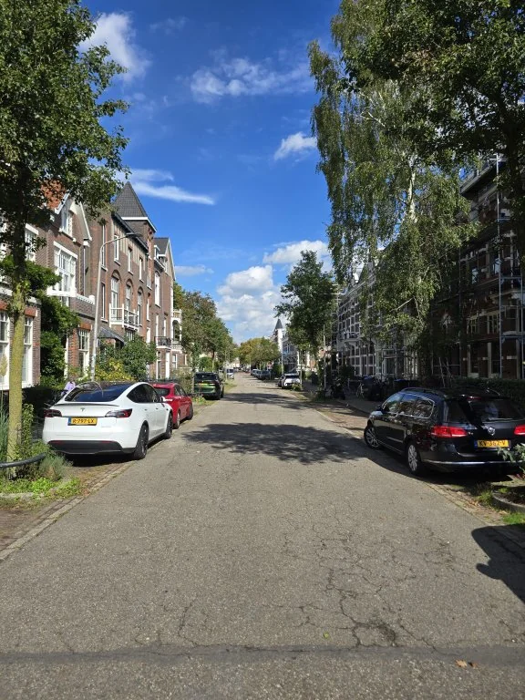 geblurde versie van de foto als achtergrond