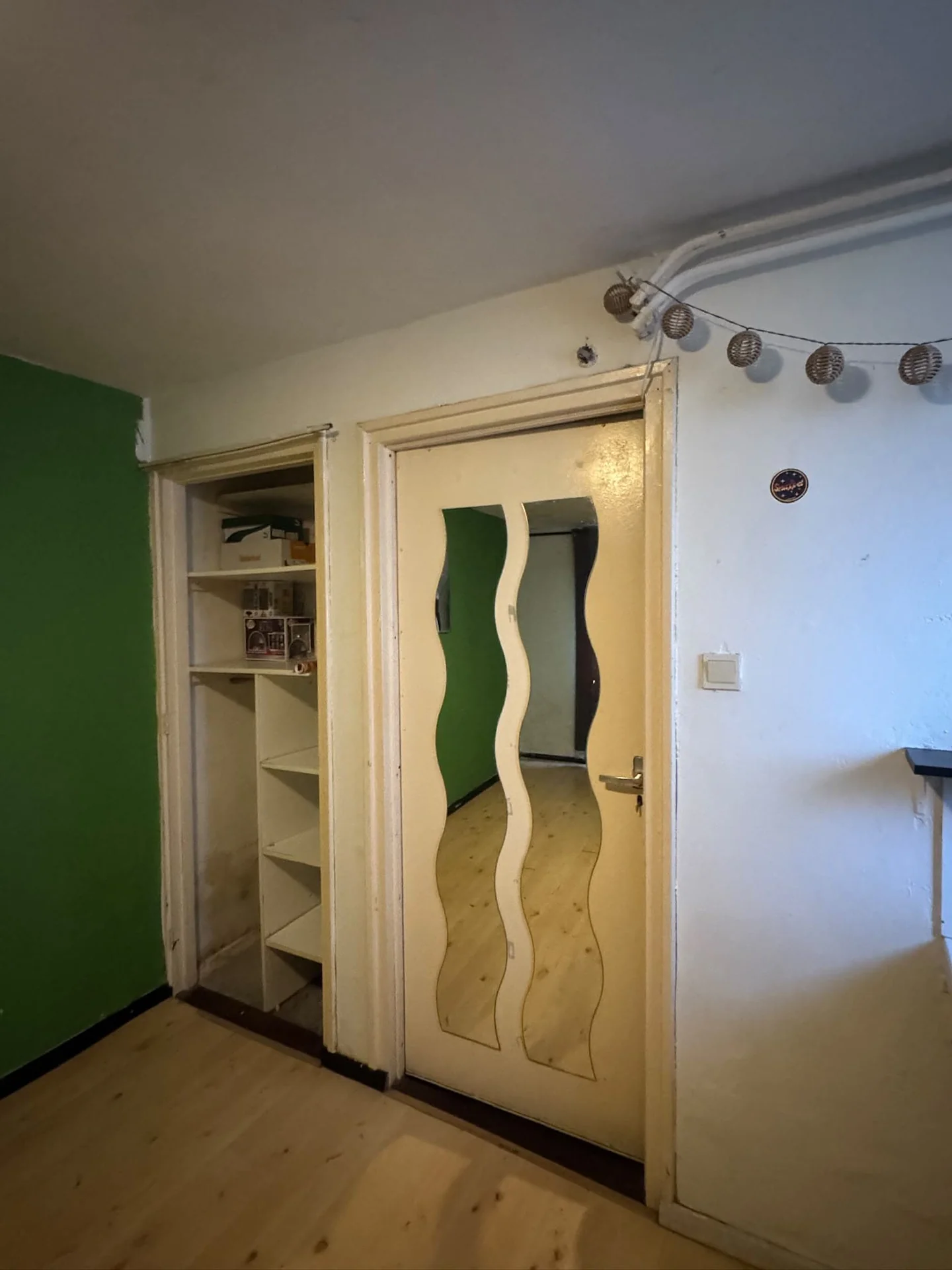 geblurde versie van de foto als achtergrond