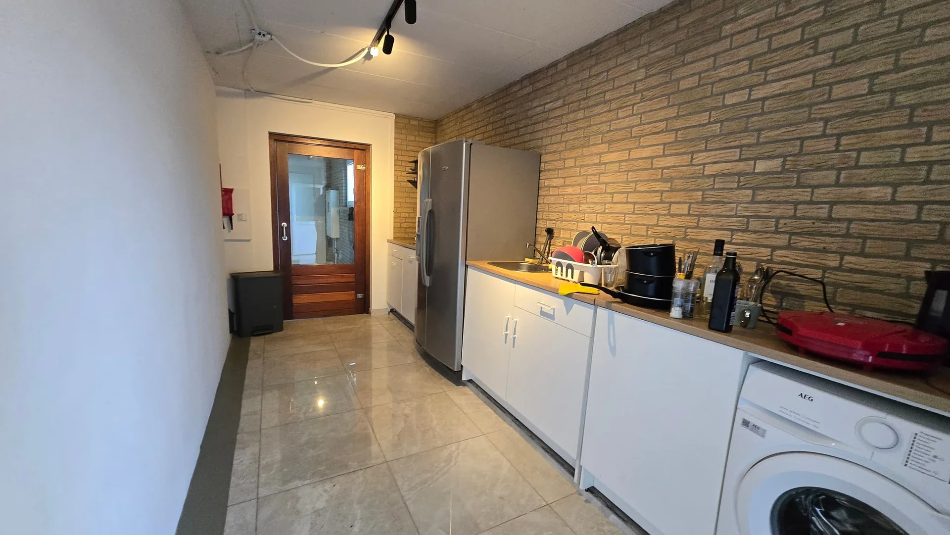geblurde versie van de foto als achtergrond