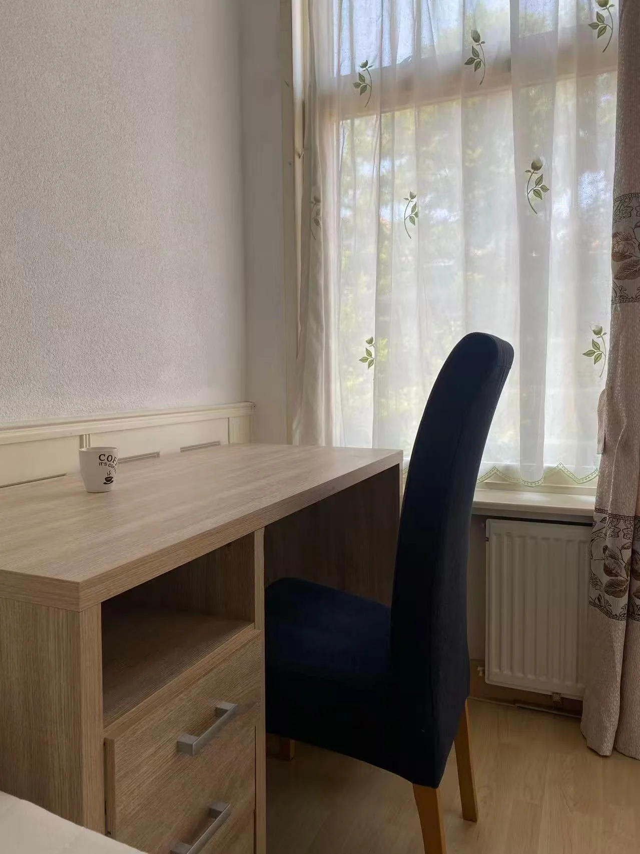 geblurde versie van de foto als achtergrond