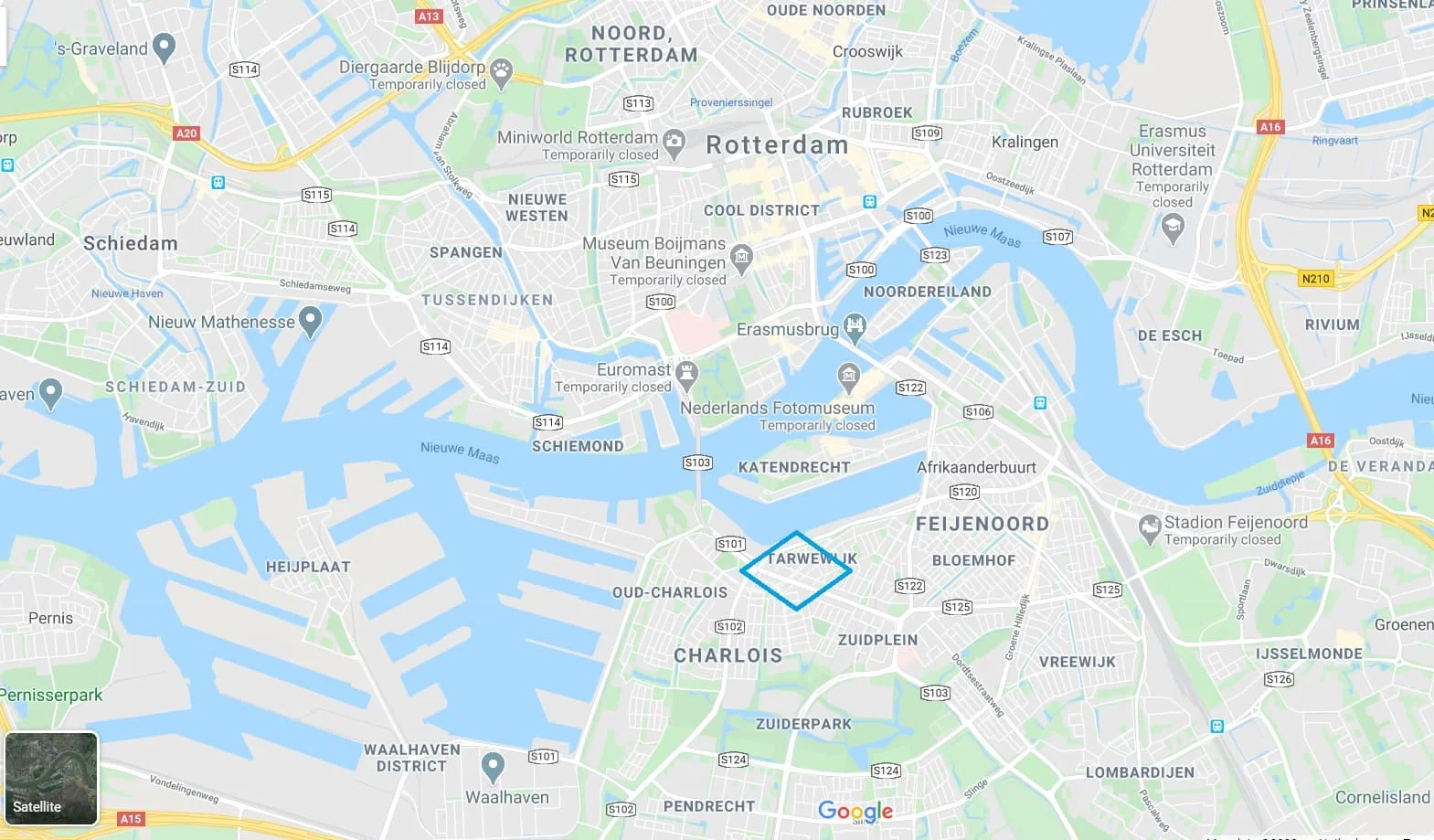 Foto van de Kamer gelegen aan de Van Oestendestraat in Rotterdam