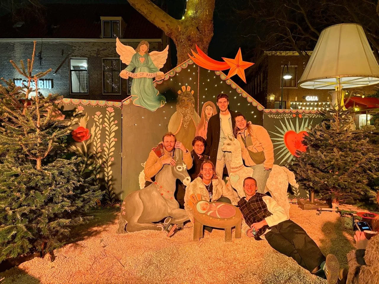 geblurde versie van de foto als achtergrond