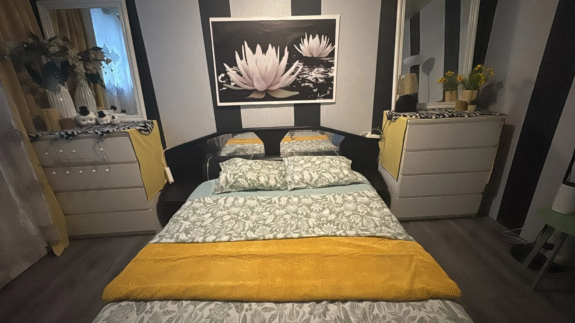 geblurde versie van de foto als achtergrond