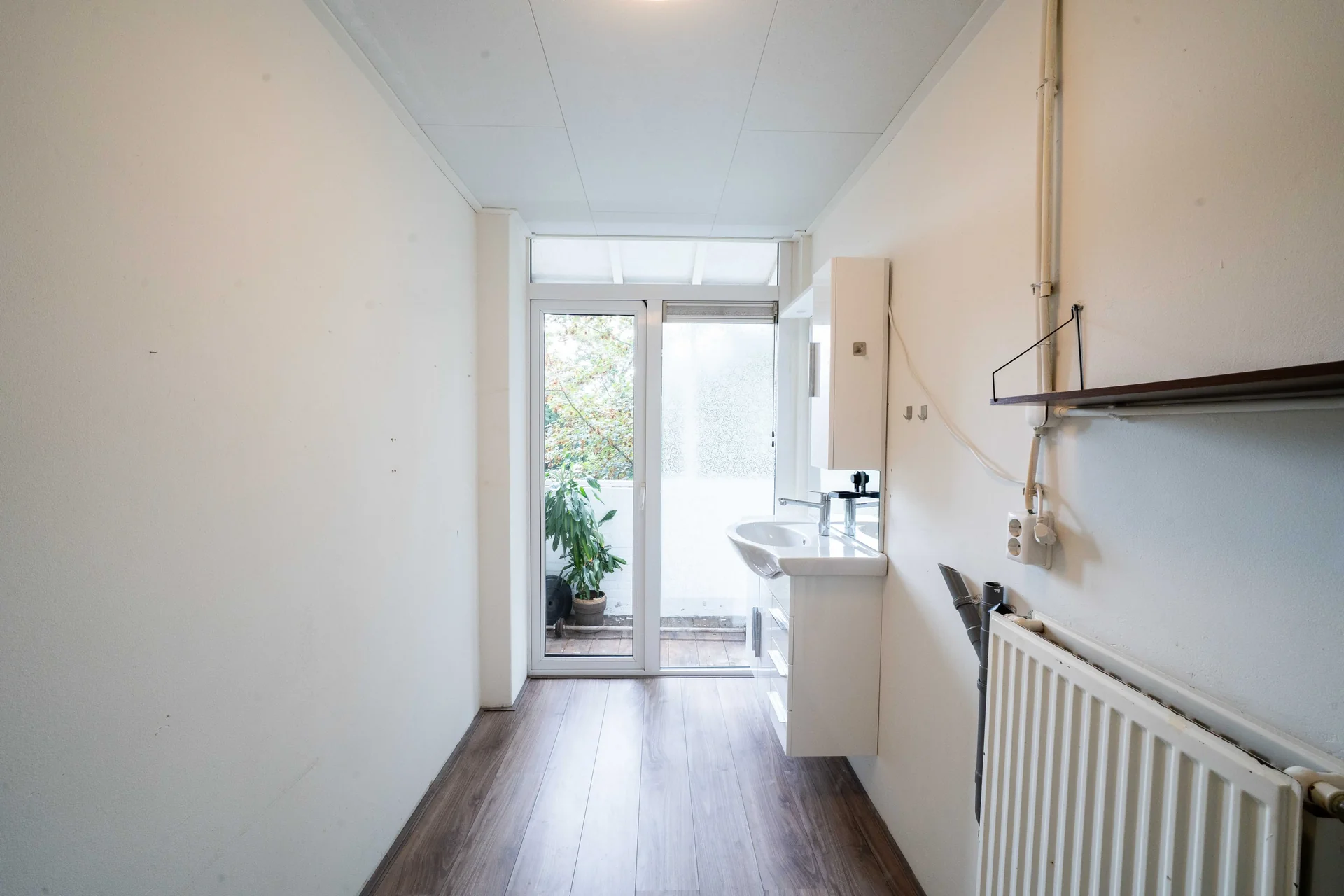 geblurde versie van de foto als achtergrond