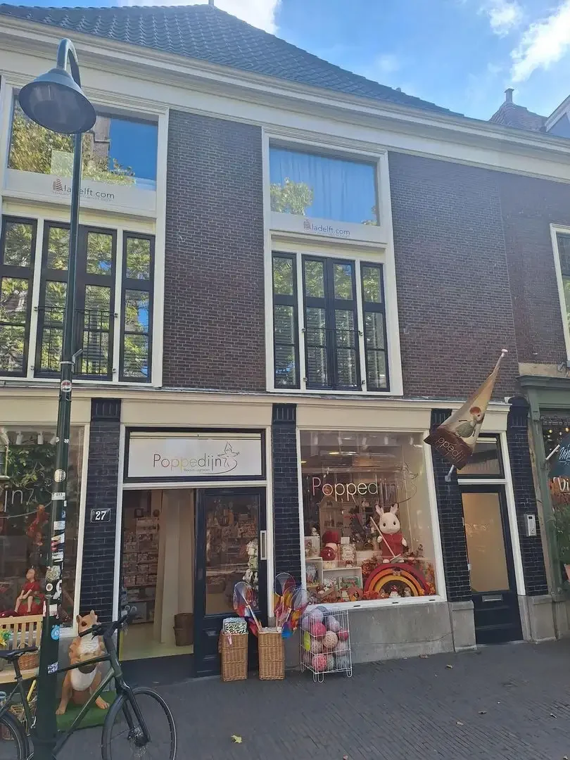 geblurde versie van de foto als achtergrond