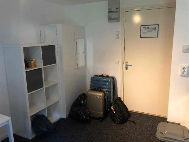 geblurde versie van de foto als achtergrond