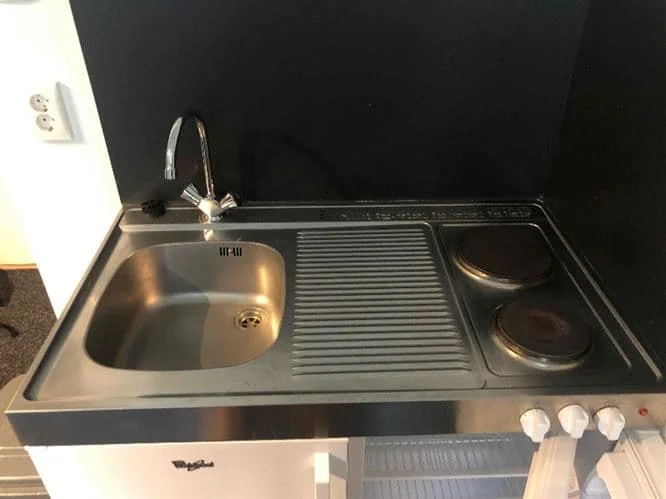 geblurde versie van de foto als achtergrond