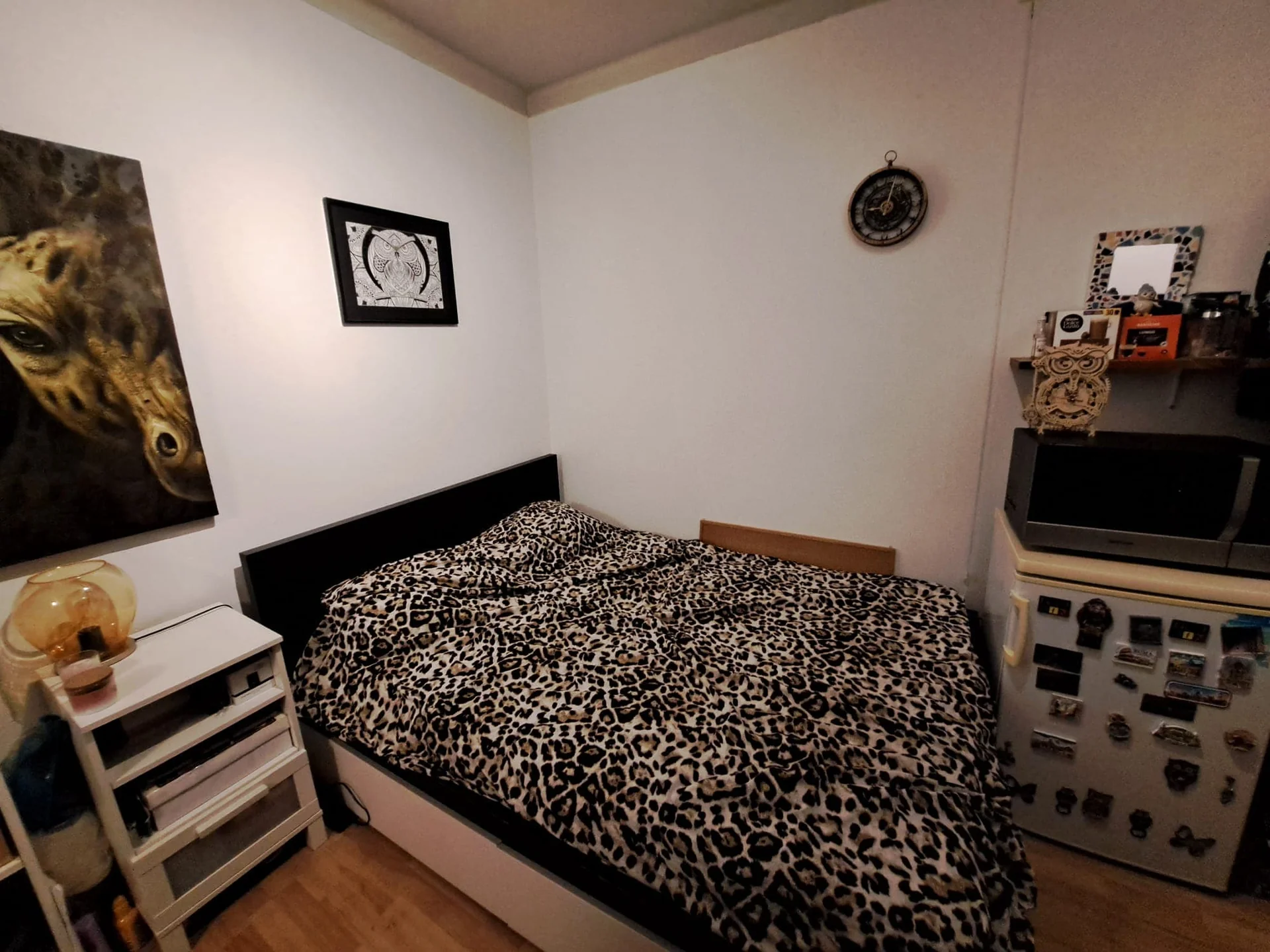 geblurde versie van de foto als achtergrond