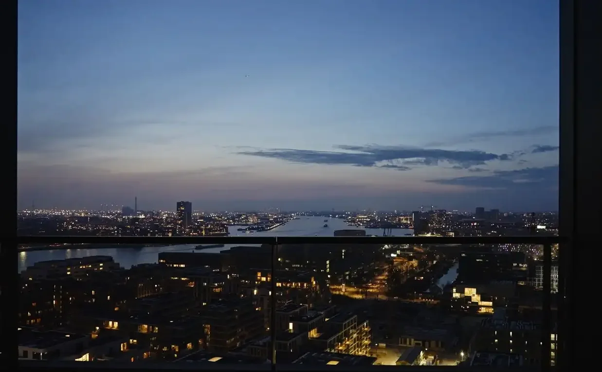 Foto van de Appartement gelegen aan de Badhuiskade in Amsterdam
