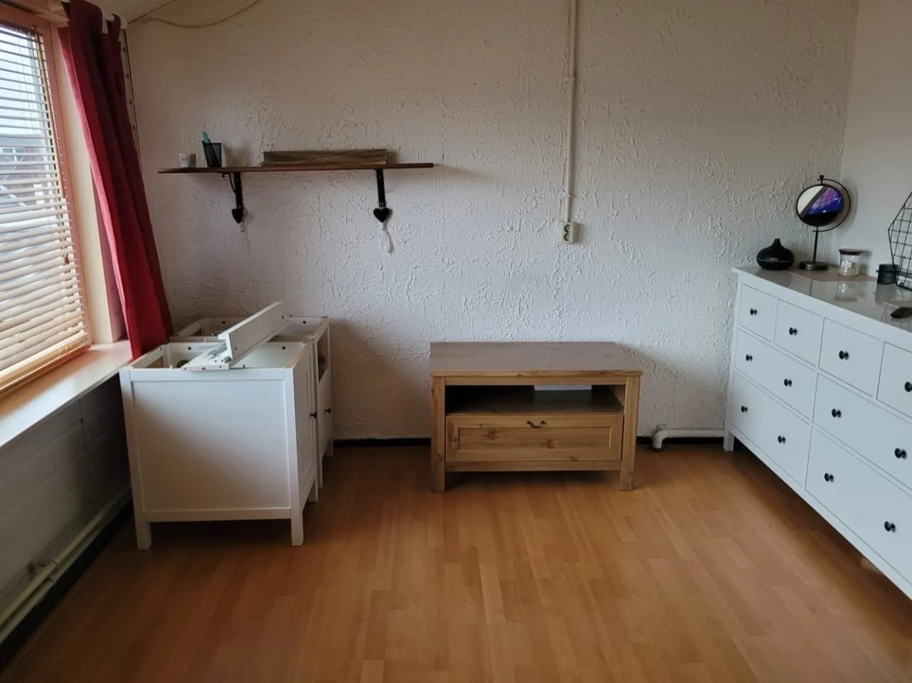 geblurde versie van de foto als achtergrond