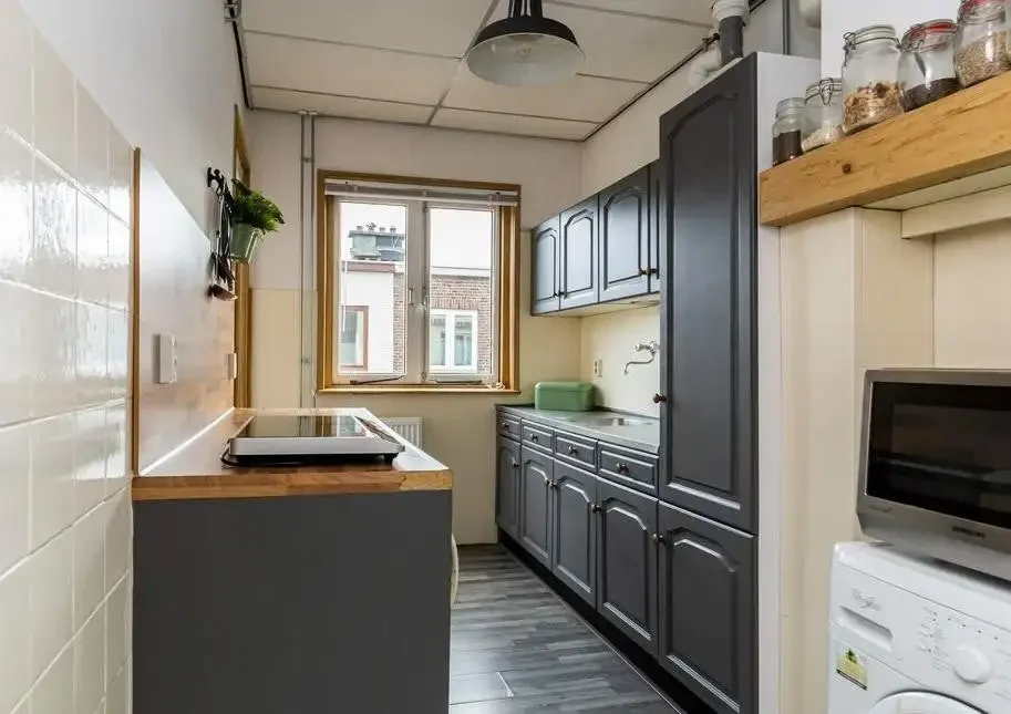 geblurde versie van de foto als achtergrond