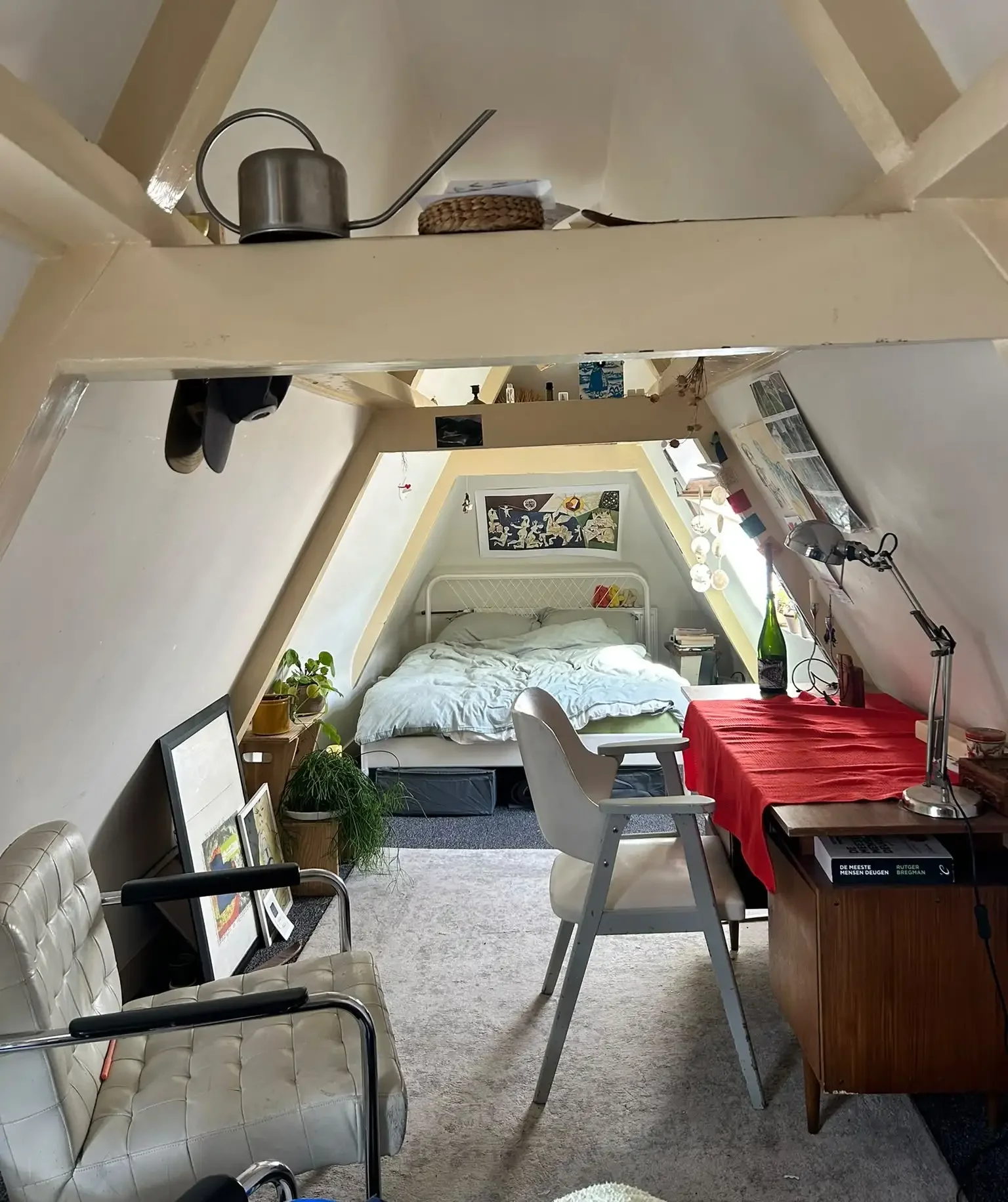 geblurde versie van de foto als achtergrond