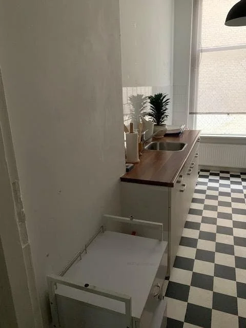 geblurde versie van de foto als achtergrond