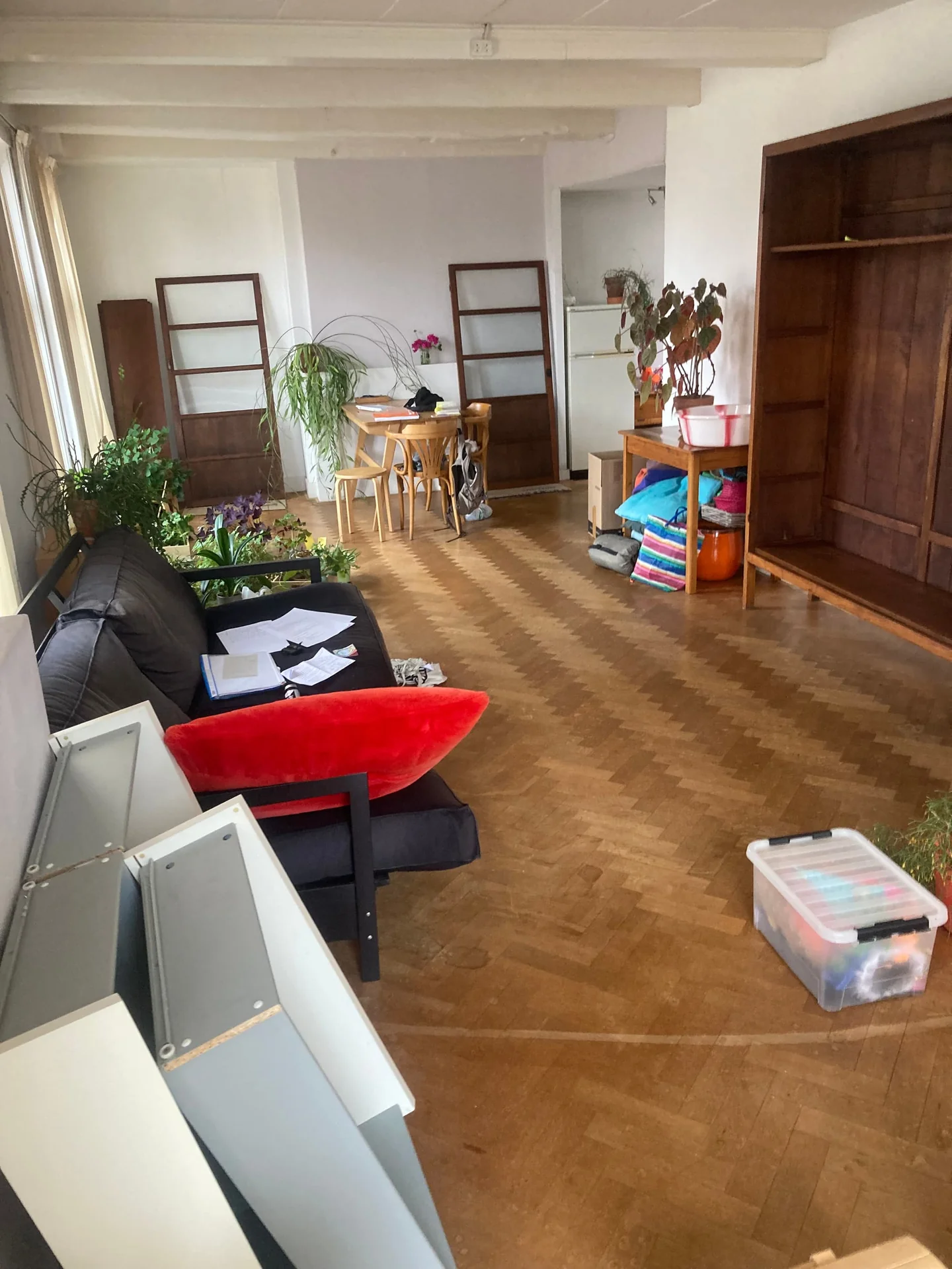 geblurde versie van de foto als achtergrond