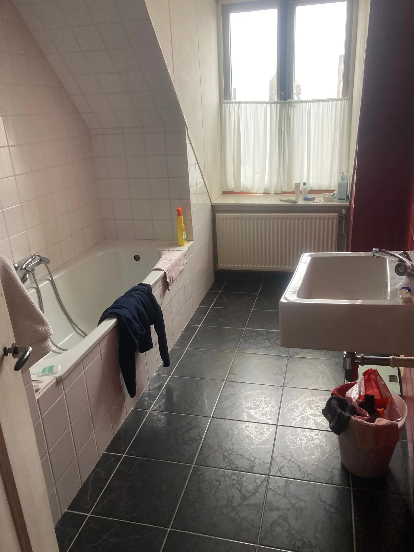 geblurde versie van de foto als achtergrond