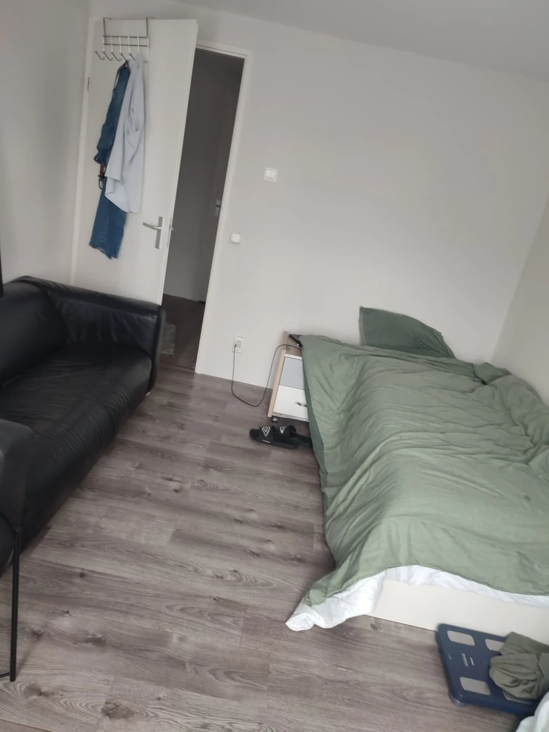 geblurde versie van de foto als achtergrond