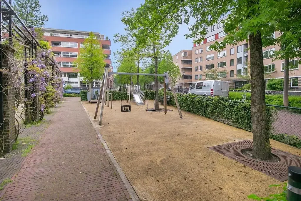 geblurde versie van de foto als achtergrond