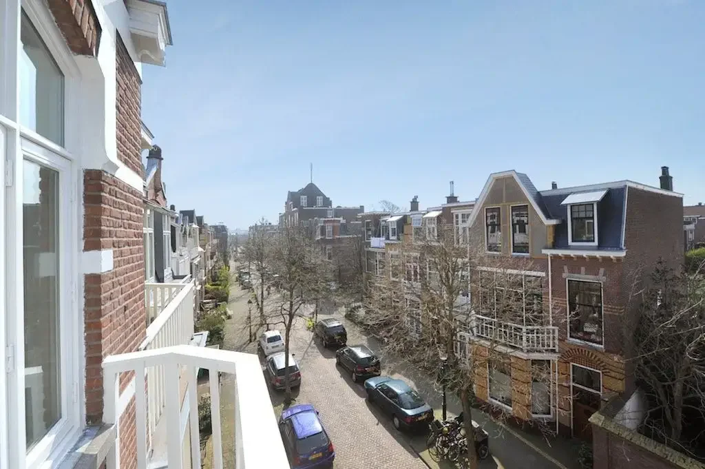 geblurde versie van de foto als achtergrond