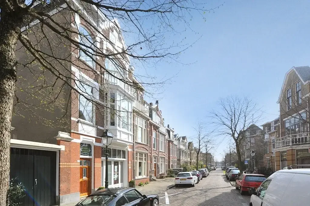 geblurde versie van de foto als achtergrond