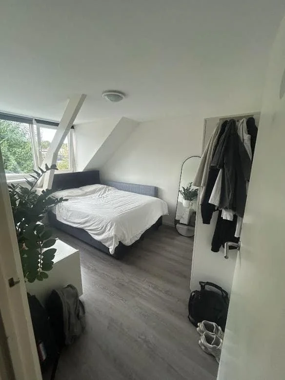 geblurde versie van de foto als achtergrond