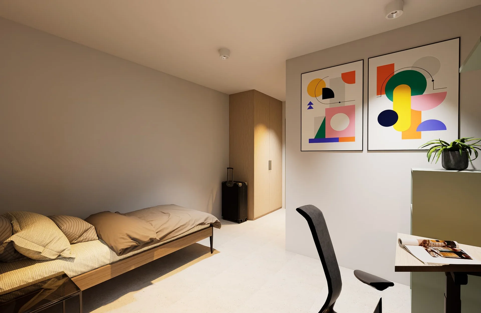 Foto van de Studio gelegen aan de Bilserbaan in Maastricht