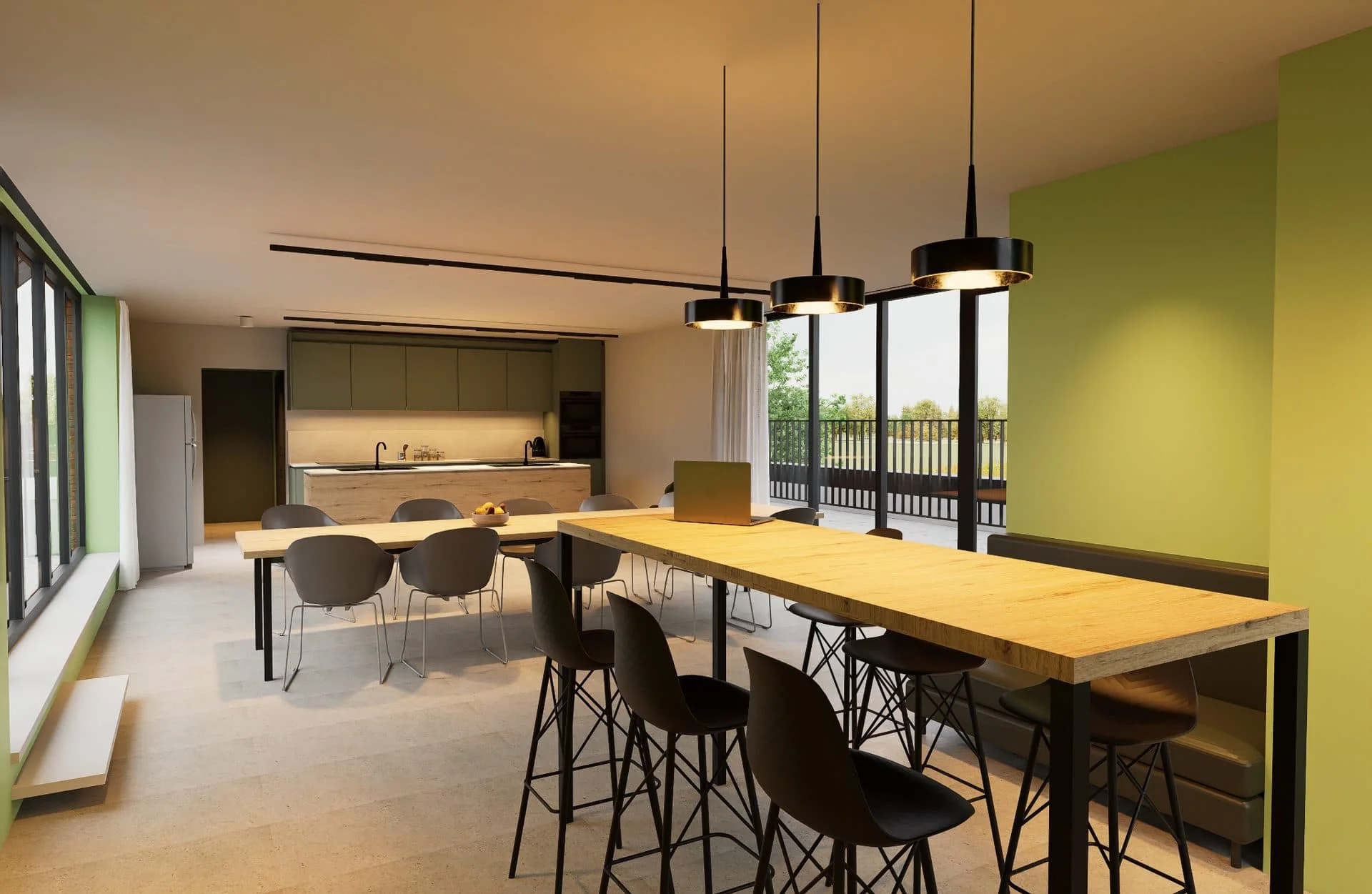 Foto van de Studio gelegen aan de Bilserbaan in Maastricht