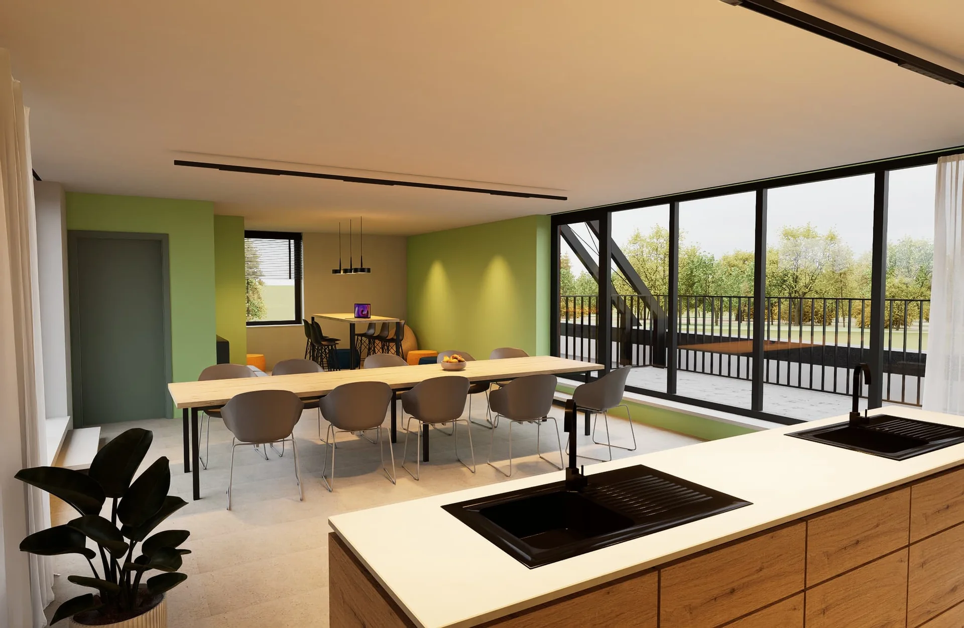 Foto van de Studio gelegen aan de Bilserbaan in Maastricht
